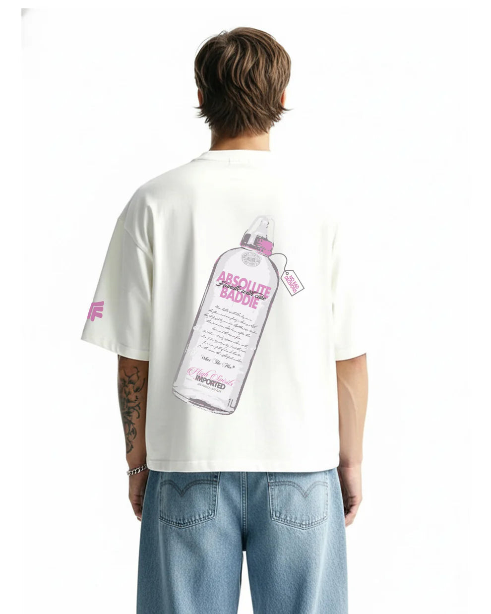 DriftWear Clothing's Absolute Baddie Heavyweight Boxy-Fit Oversized T-Shirt