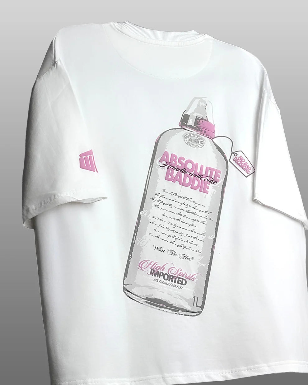 DriftWear Clothing's Absolute Baddie Heavyweight Boxy-Fit Oversized T-Shirt