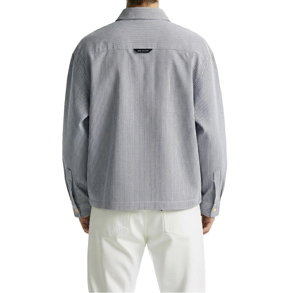 DriftWear Clothing's All Things Striped Boxy Fit Cotton Shirt