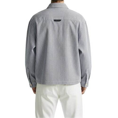 DriftWear Clothing's All Things Striped Boxy Fit Cotton Shirt