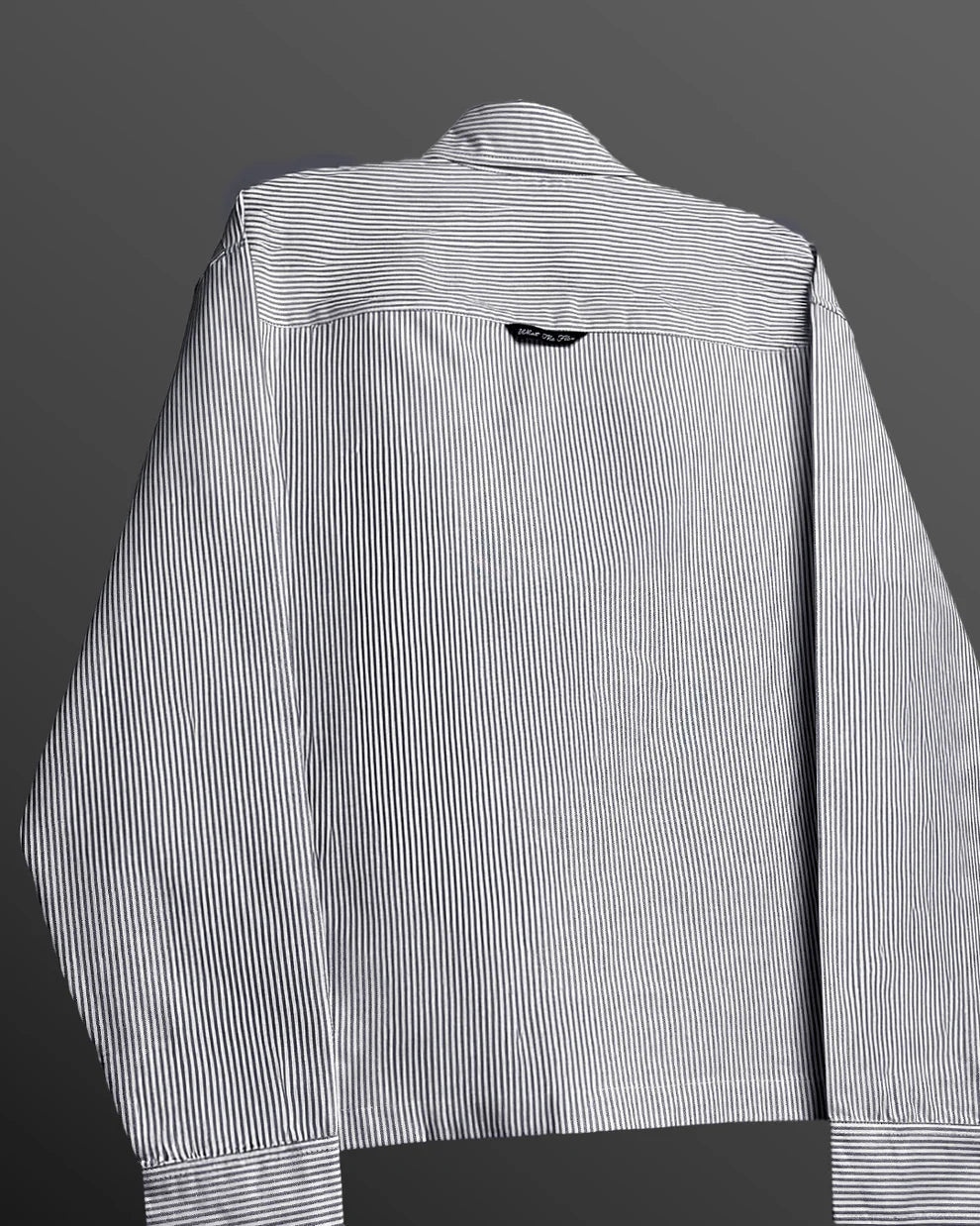 DriftWear Clothing's All Things Striped Boxy Fit Cotton Shirt