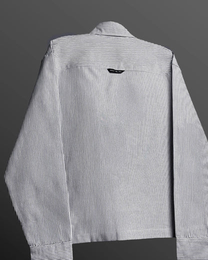 DriftWear Clothing's All Things Striped Boxy Fit Cotton Shirt