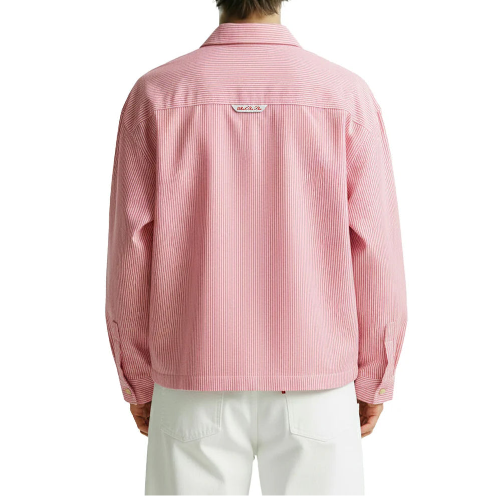 DriftWear Clothing's These Days Striped Boxy-Fit Cotton Shirt