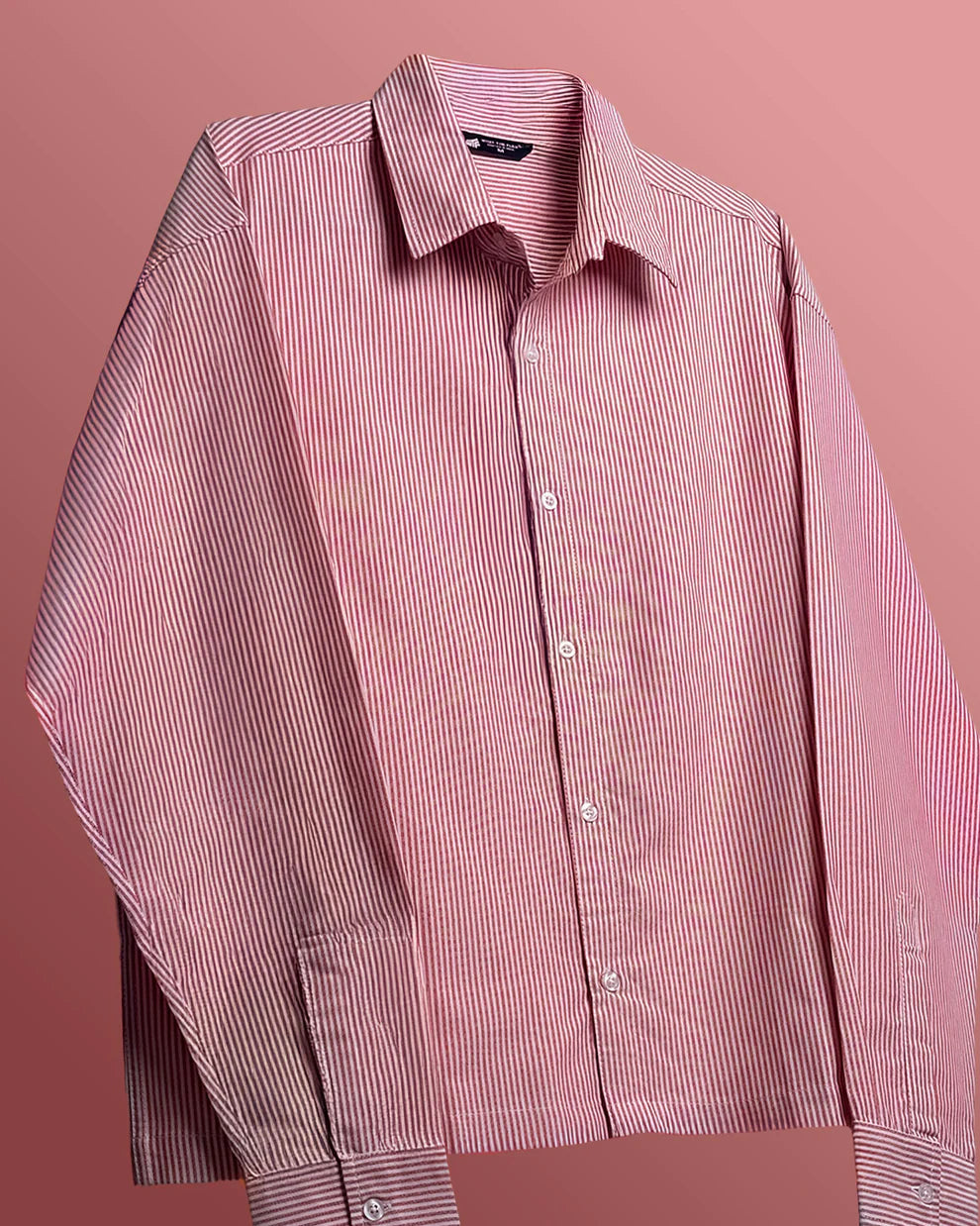 DriftWear Clothing's These Days Striped Boxy-Fit Cotton Shirt