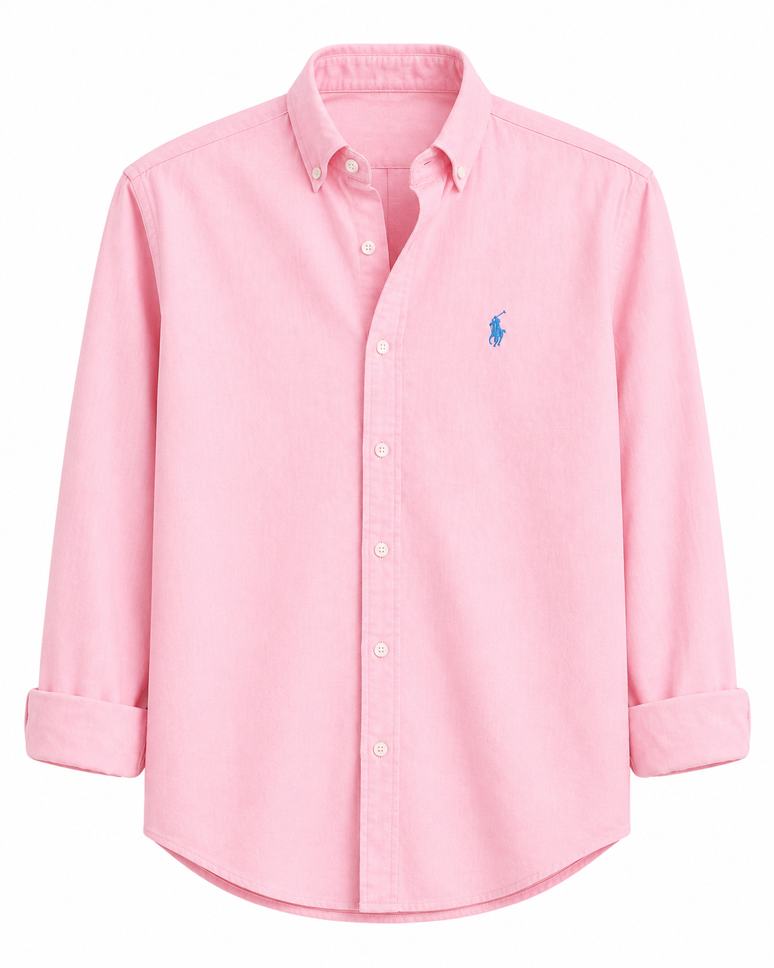 Men's Premium Baby Pink Oxford Cotton Button-Down Shirt