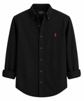 Men's Classic Black Cotton Casual Shirt | Premium Full Sleeve Regular Fit