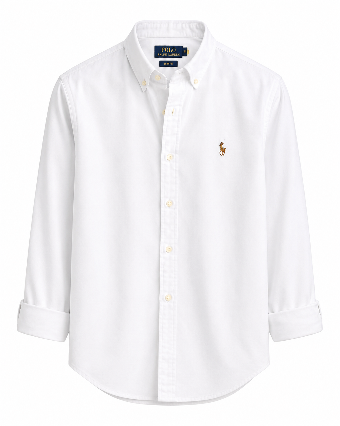 Men's Premium White Cotton Casual Shirt – Full Sleeve | Regular Fit
