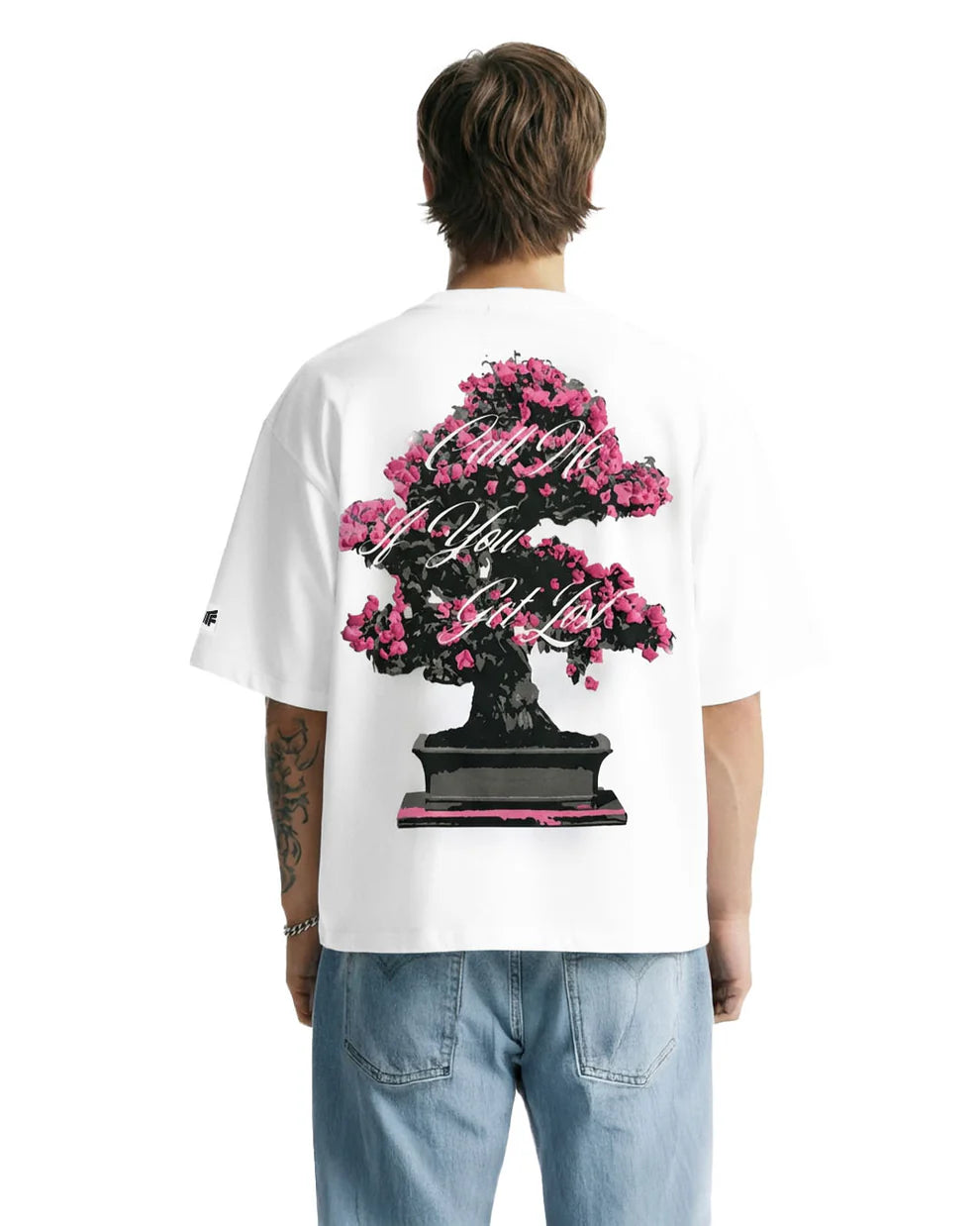DriftWear Clothing's Call Me If You Get Lost Boxy-Fit Oversized T-Shirt
