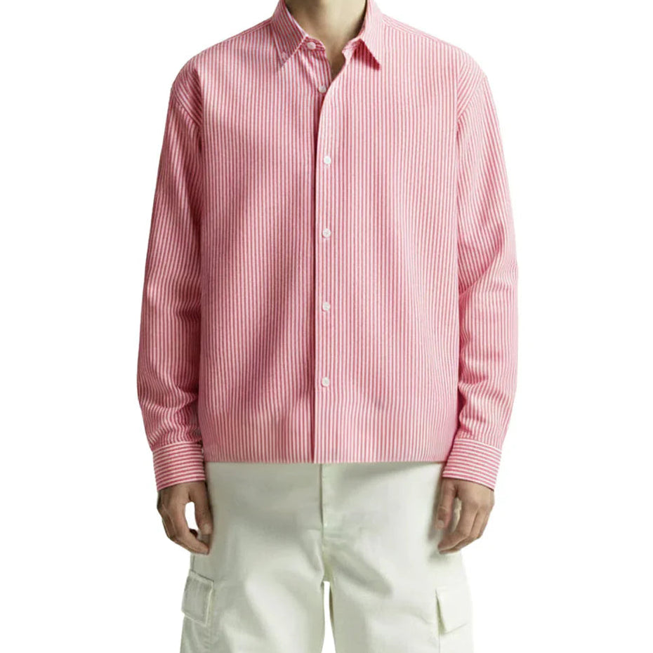 DriftWear Clothing's These Days Striped Boxy-Fit Cotton Shirt