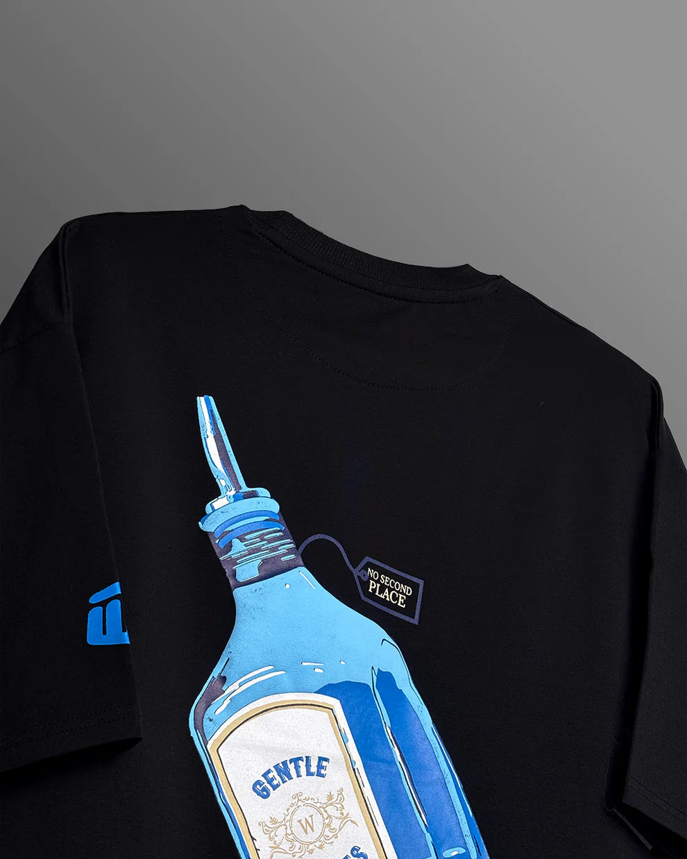 DriftWear Clothing's Sapphire Statement Boxy-Fit Oversized T-Shirt