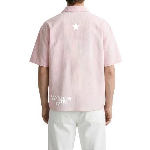 DriftWear Clothing's Greatest Pink Striped Cotton Shirt